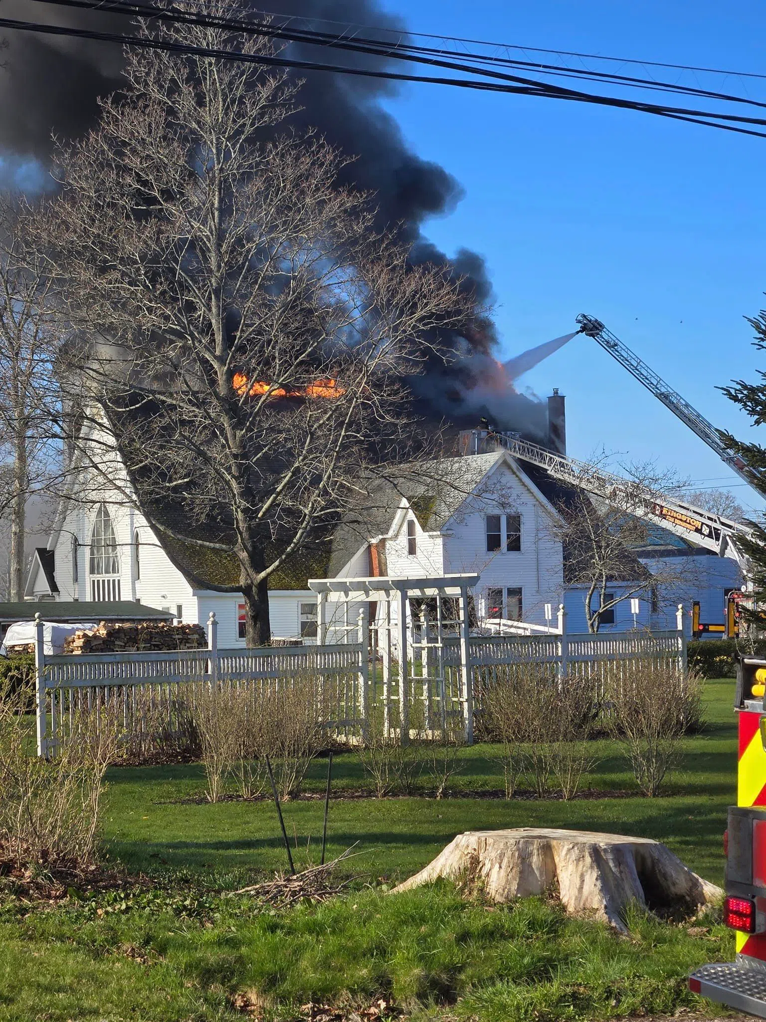 Bridgetown Baptist Church a "complete loss" after Friday morning fire