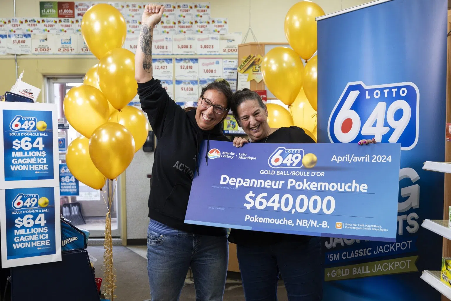 Store benefits from large Lotto 6/49 gold ball win