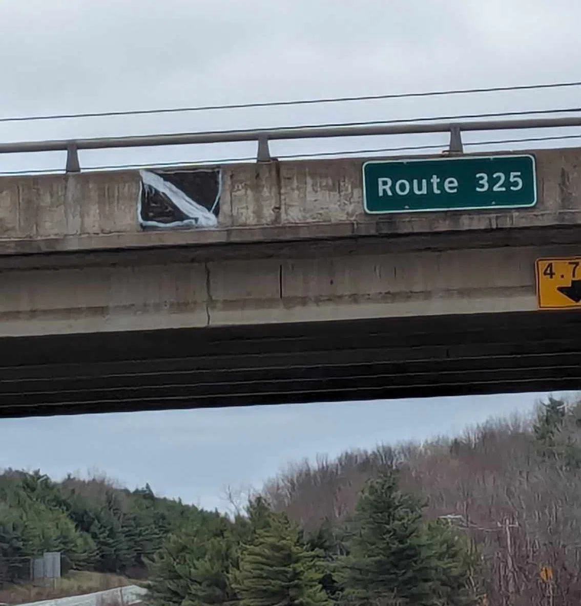 Public Works condemns hate symbols on Highway 103 overpasses