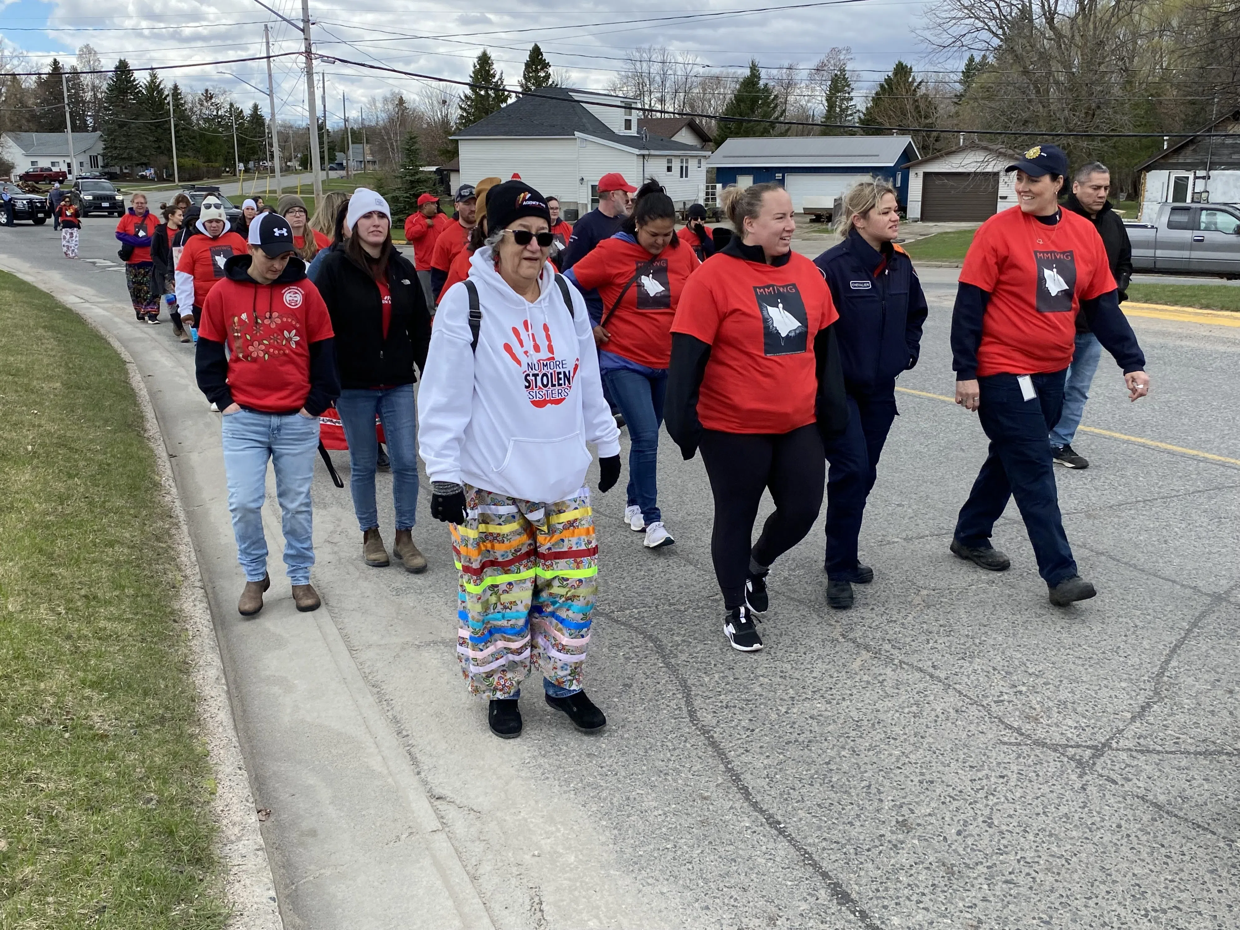 Awareness walk for Missing and Murdered Indigenous Women and Girls