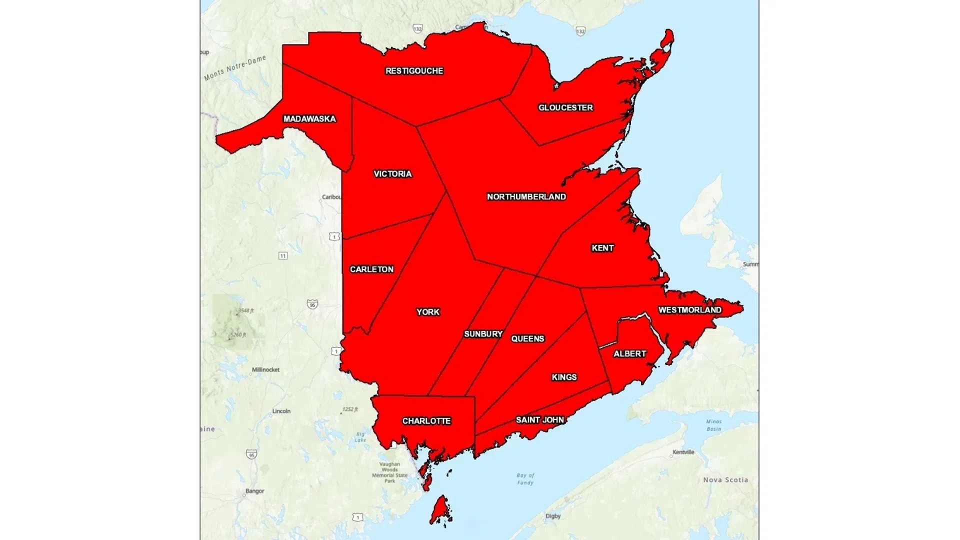 N.B. burn ban continues for 3rd straight day