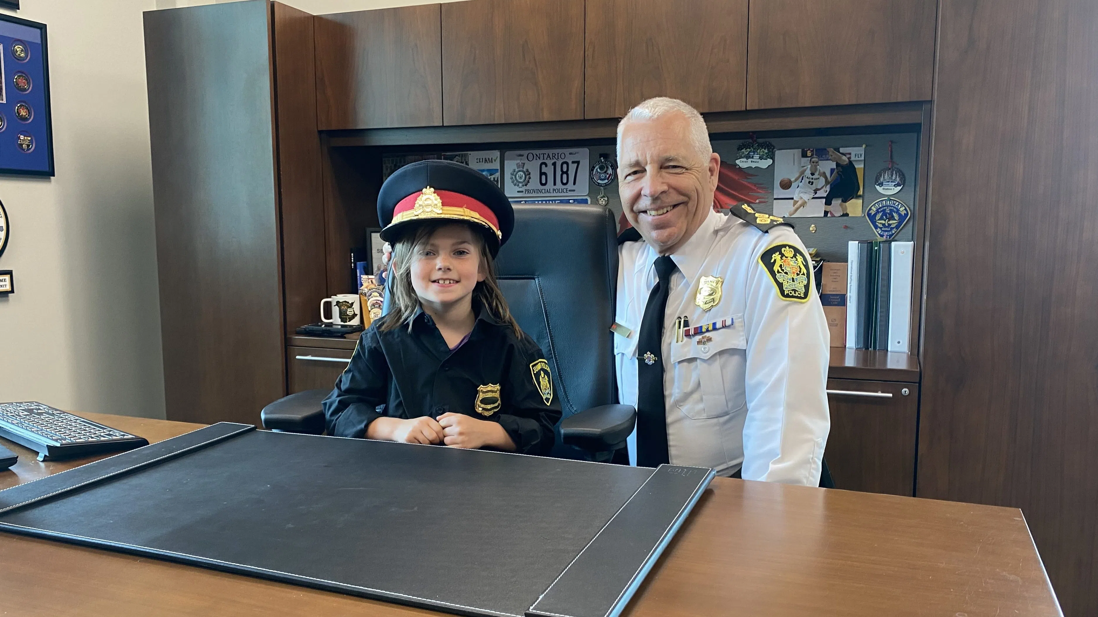 Saint John student becomes police chief for a day