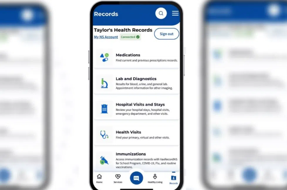 Health records now available through YourHealthNS app