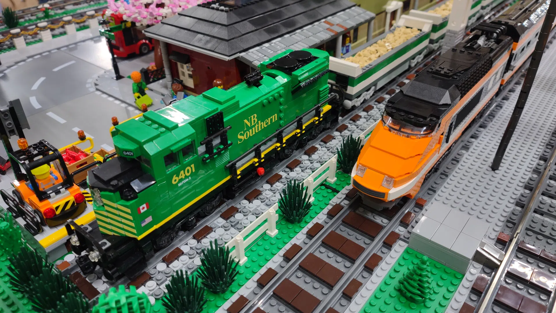 Ministers Island unites rail fans brick by brick