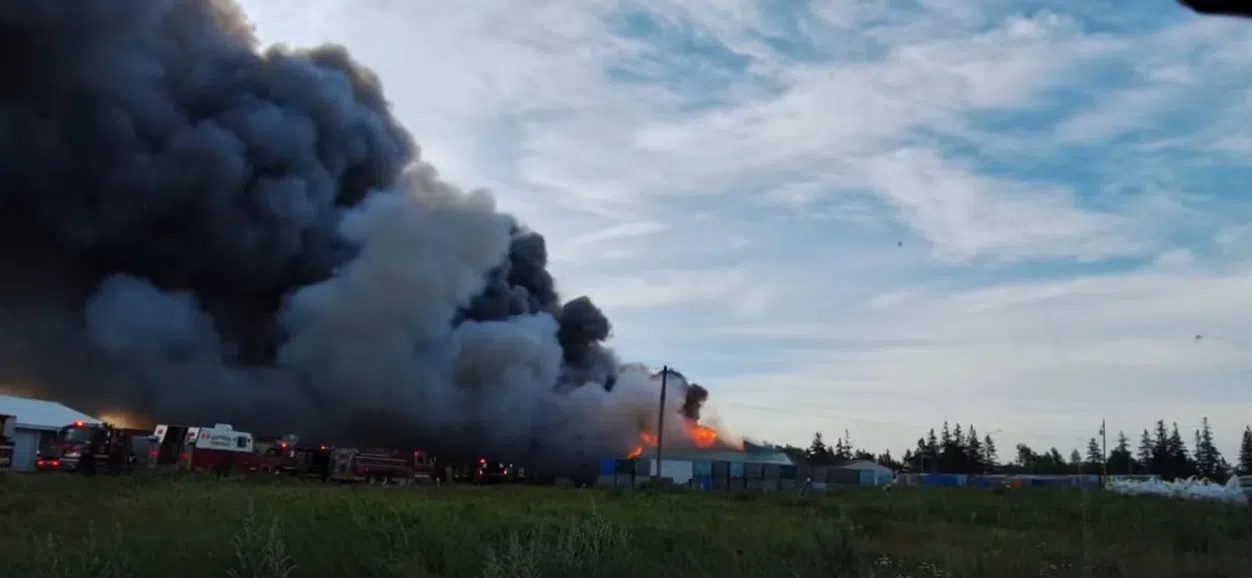 UPDATE: Fire destroys 3 buildings at Petit-Cap fish plant