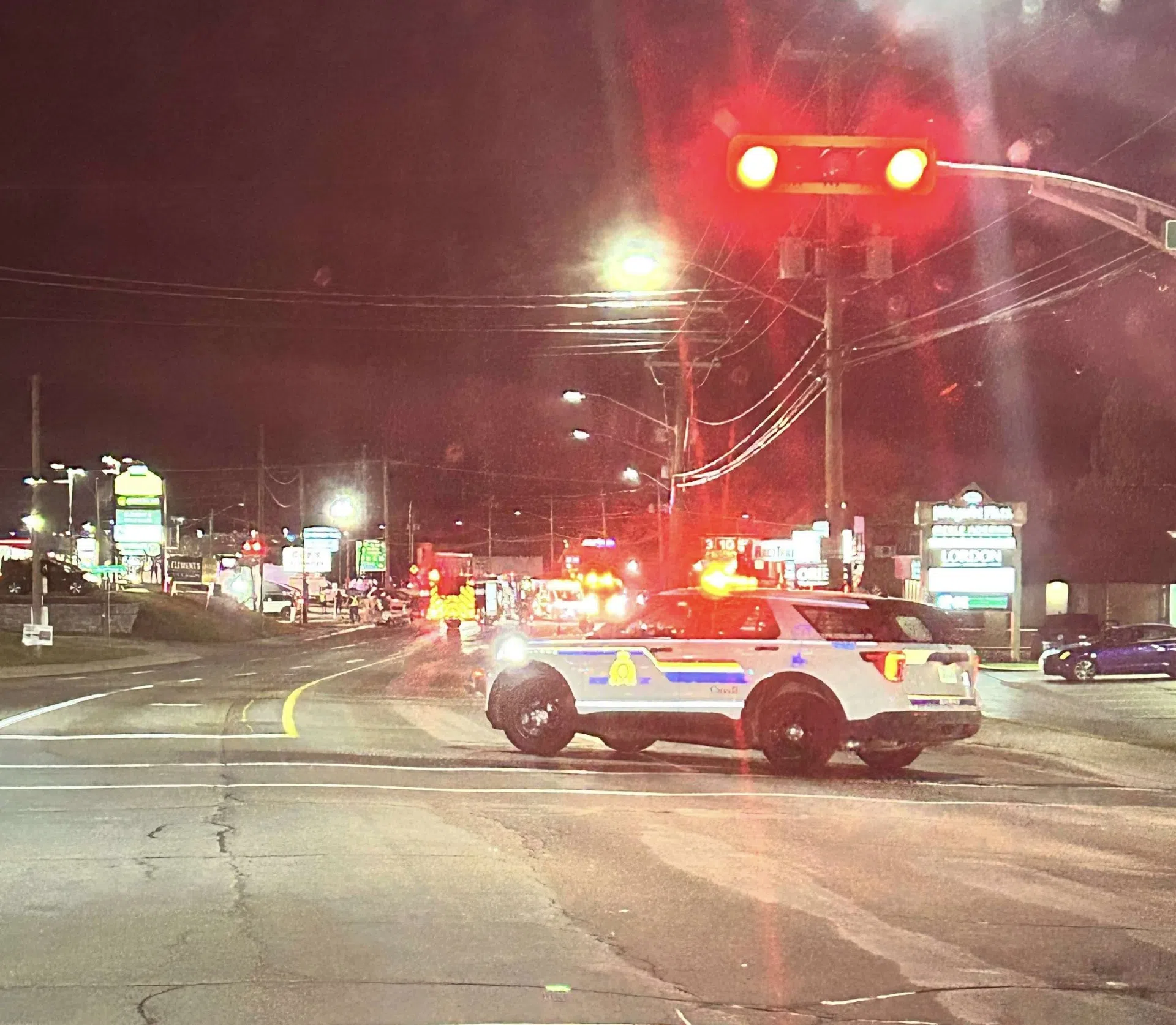 Car and motorcycle collide on Mountain Road