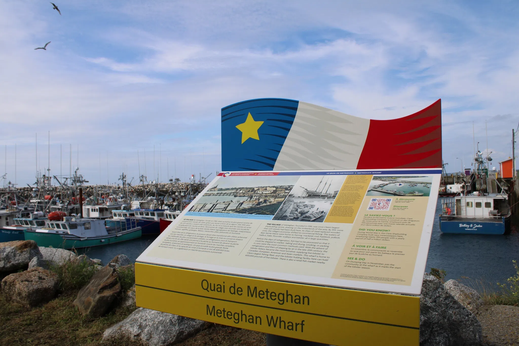 New Acadian heritage panels installed in Clare, Argyle, Yarmouth