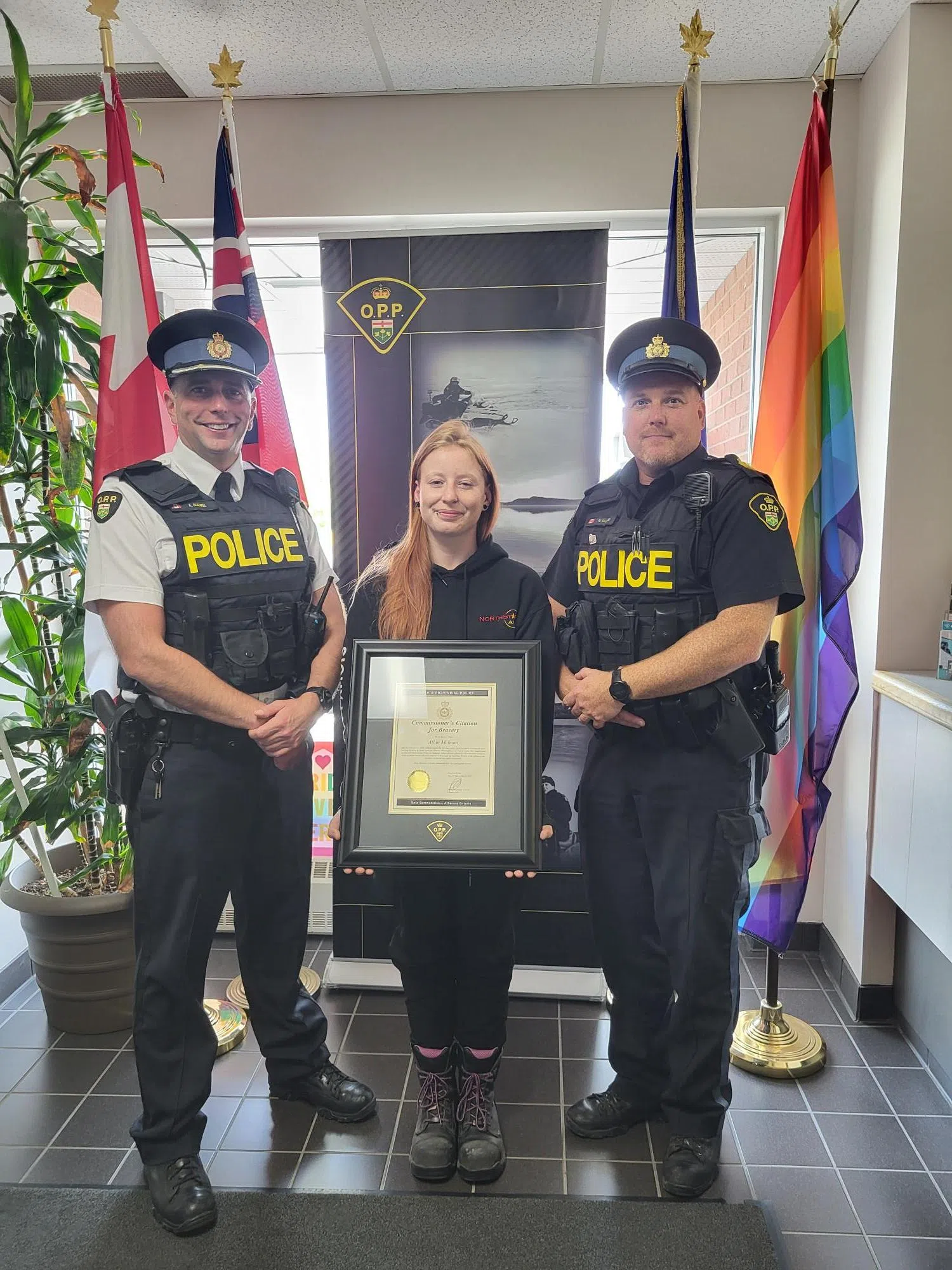 OPP honours northwestern Ontario resident posthumously