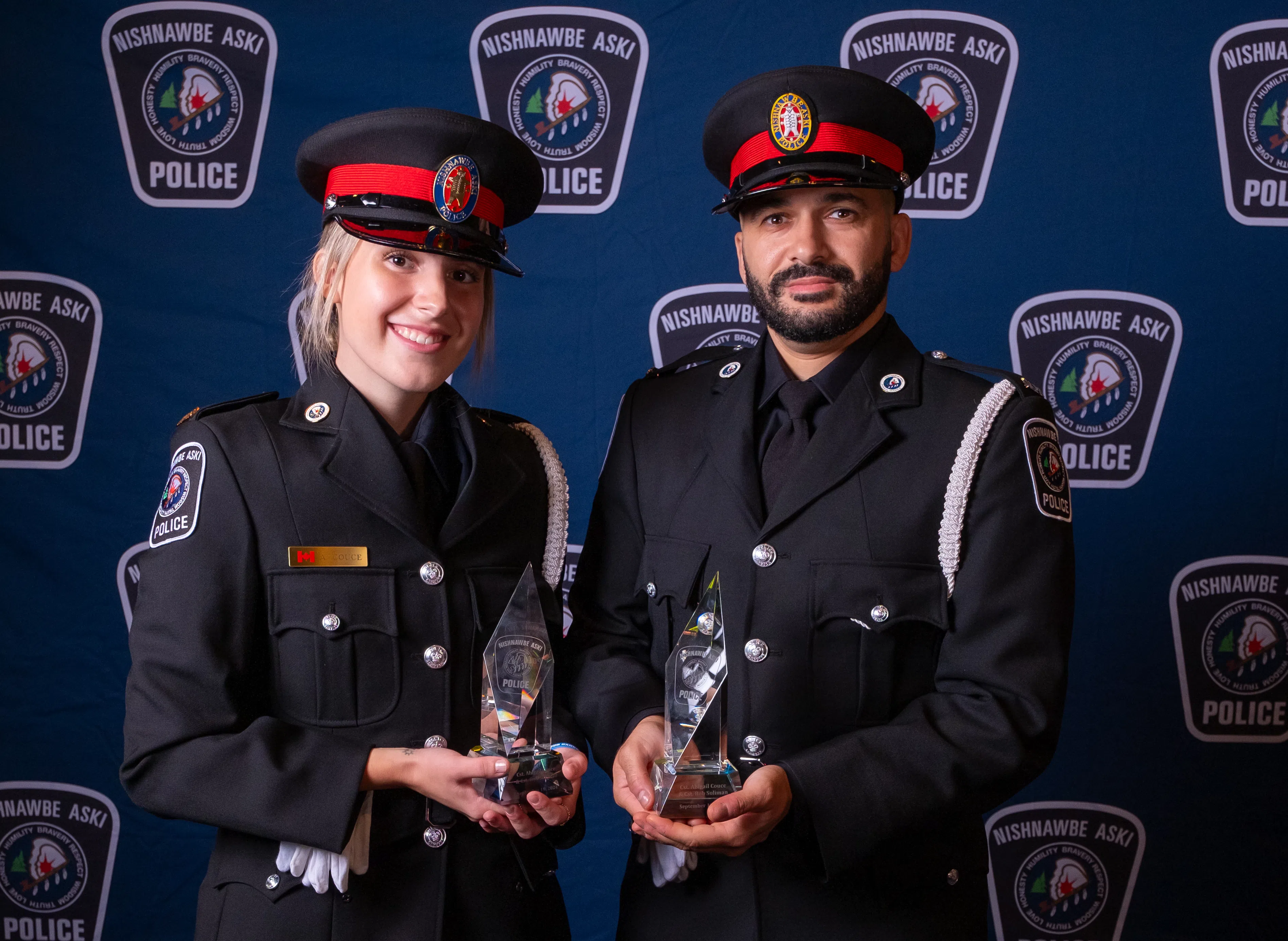 Officers recognized for outstanding service