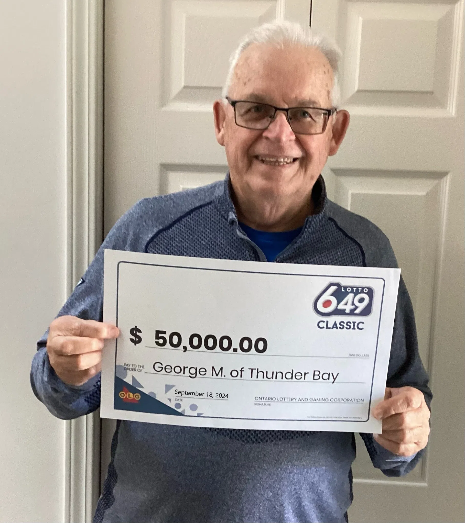 Thunder Bay man wins $50,000 on Lotto 6/49 Super Draw