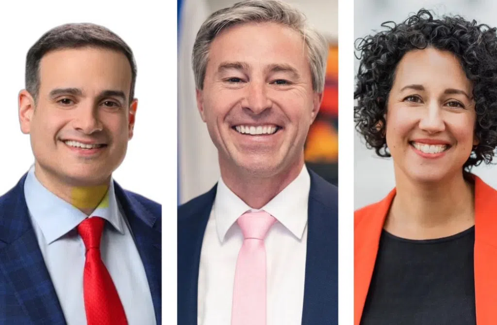 The three main party leaders in Nova Scotia