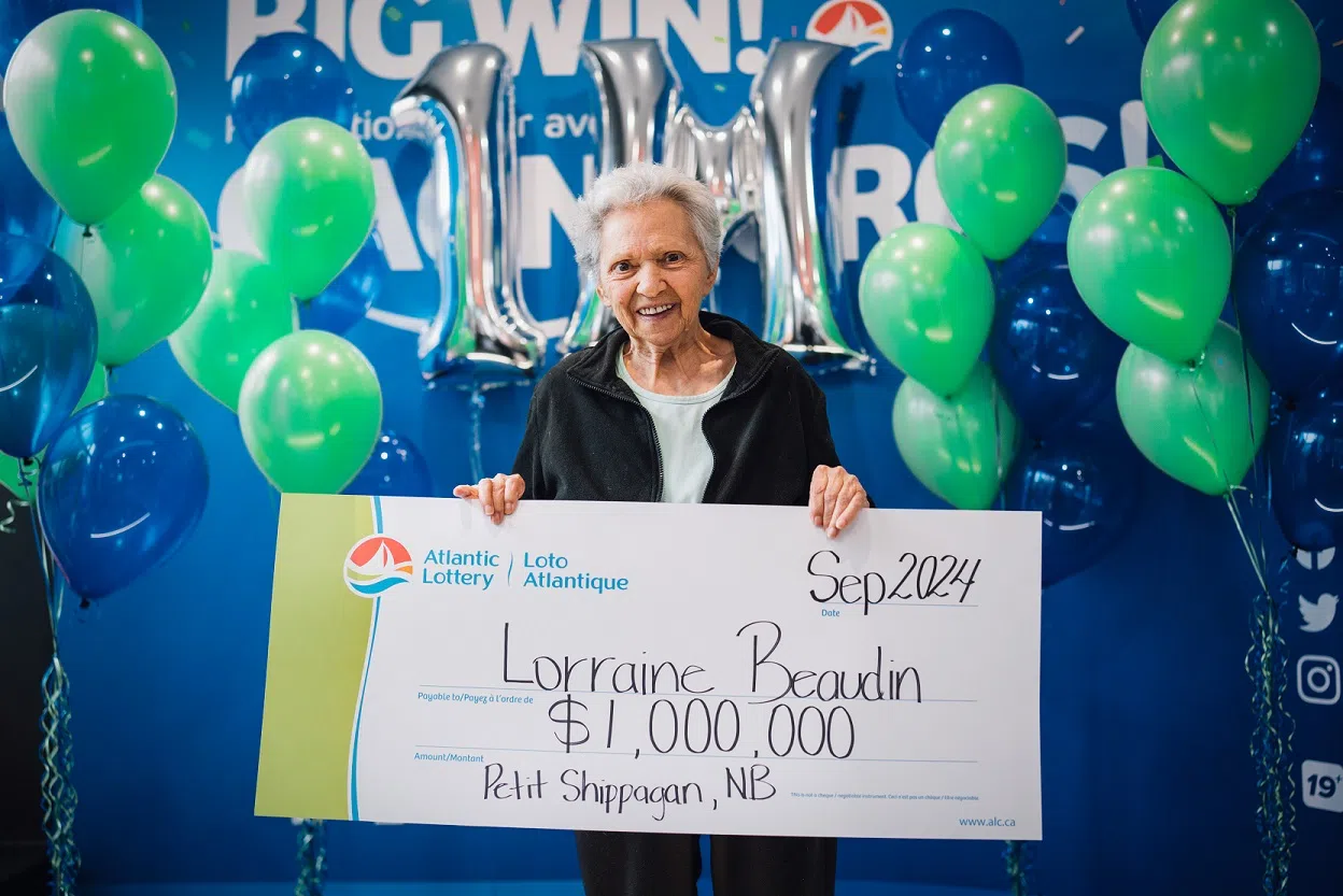 Northern N.B. woman wins $1 million with Lotto MAX