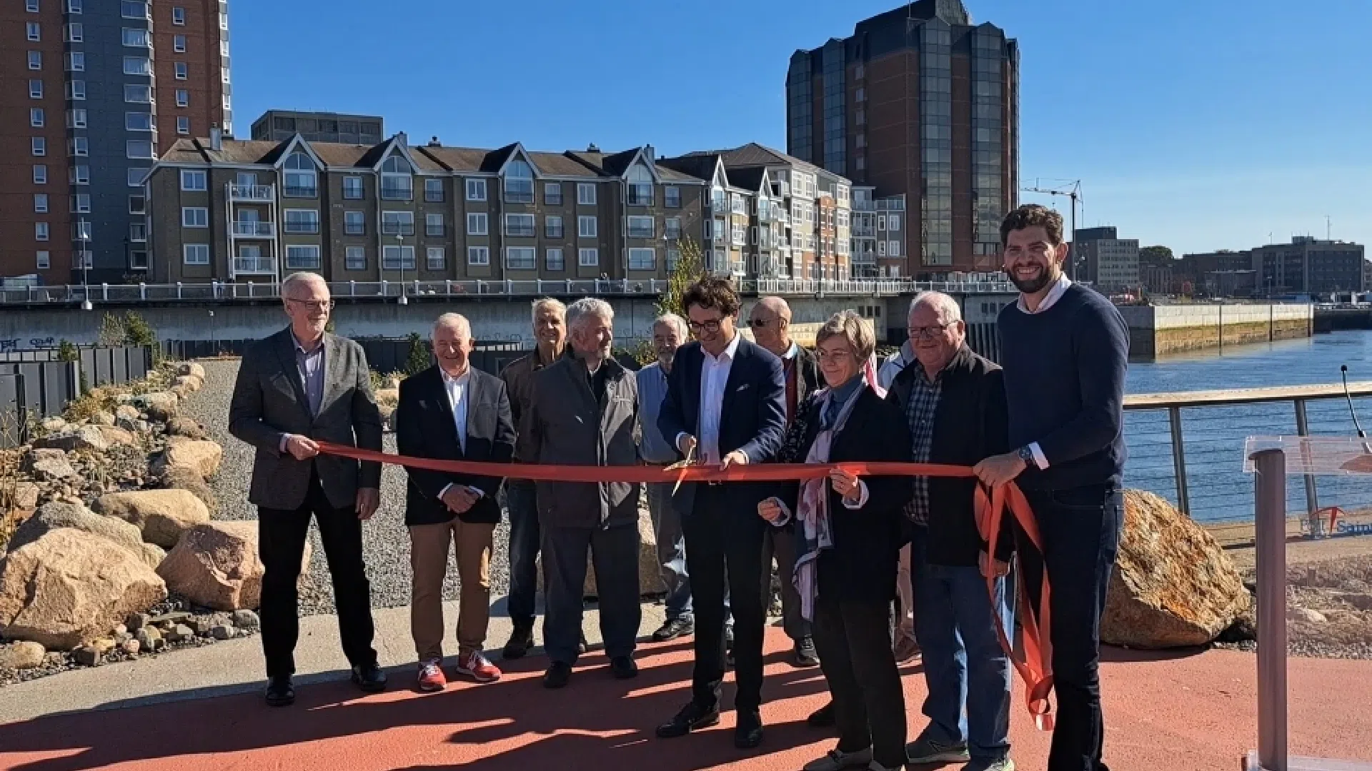 Saint John's Long Wharf Landing officially opens