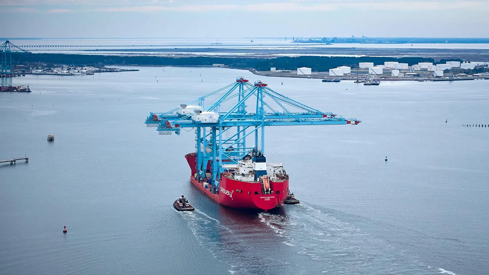 2 more container cranes on their way to Saint John