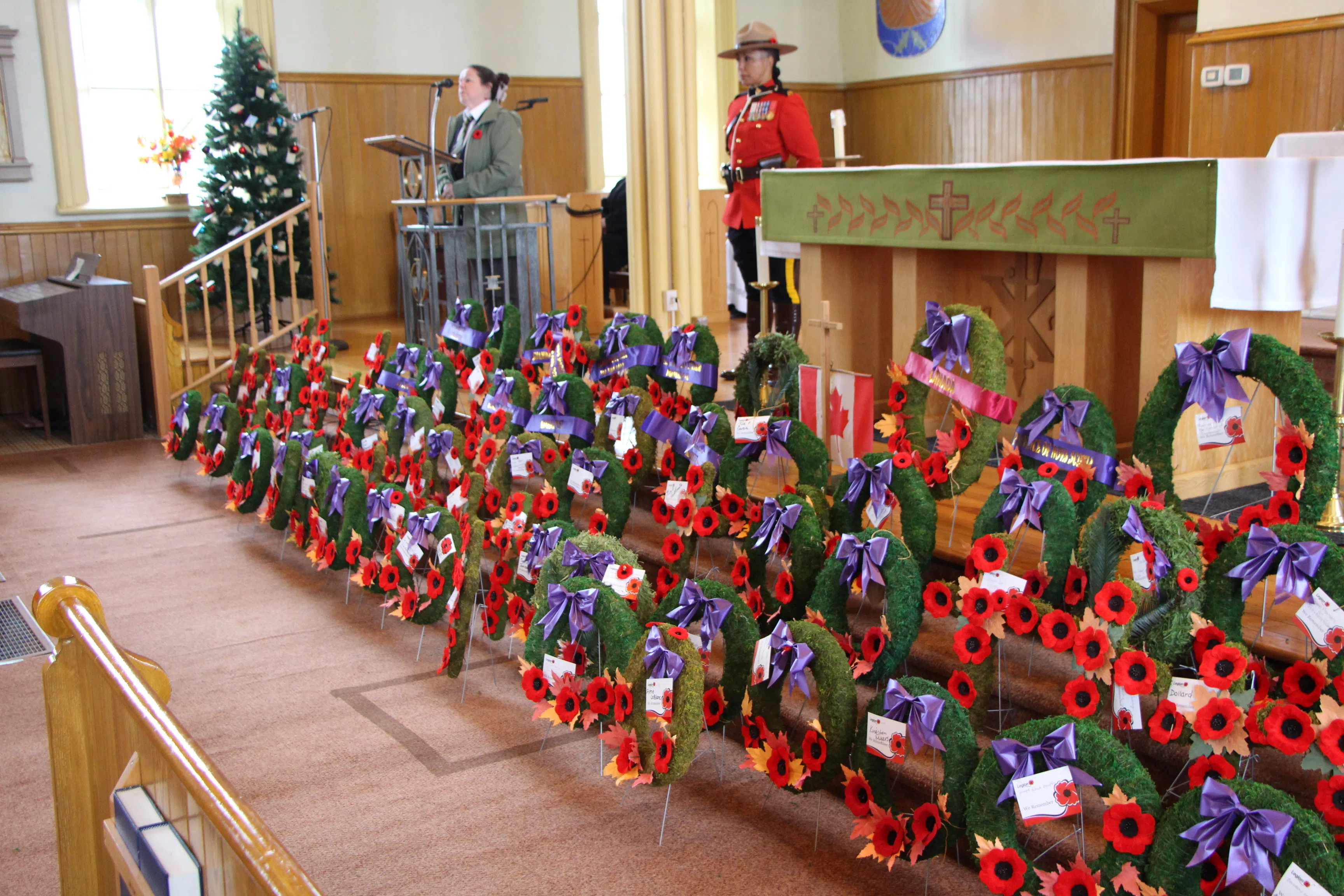 Wreaths laid in Canso