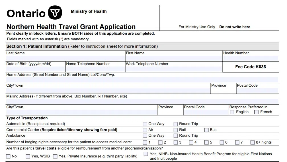 Health travel grant program enhanced Dec. 1