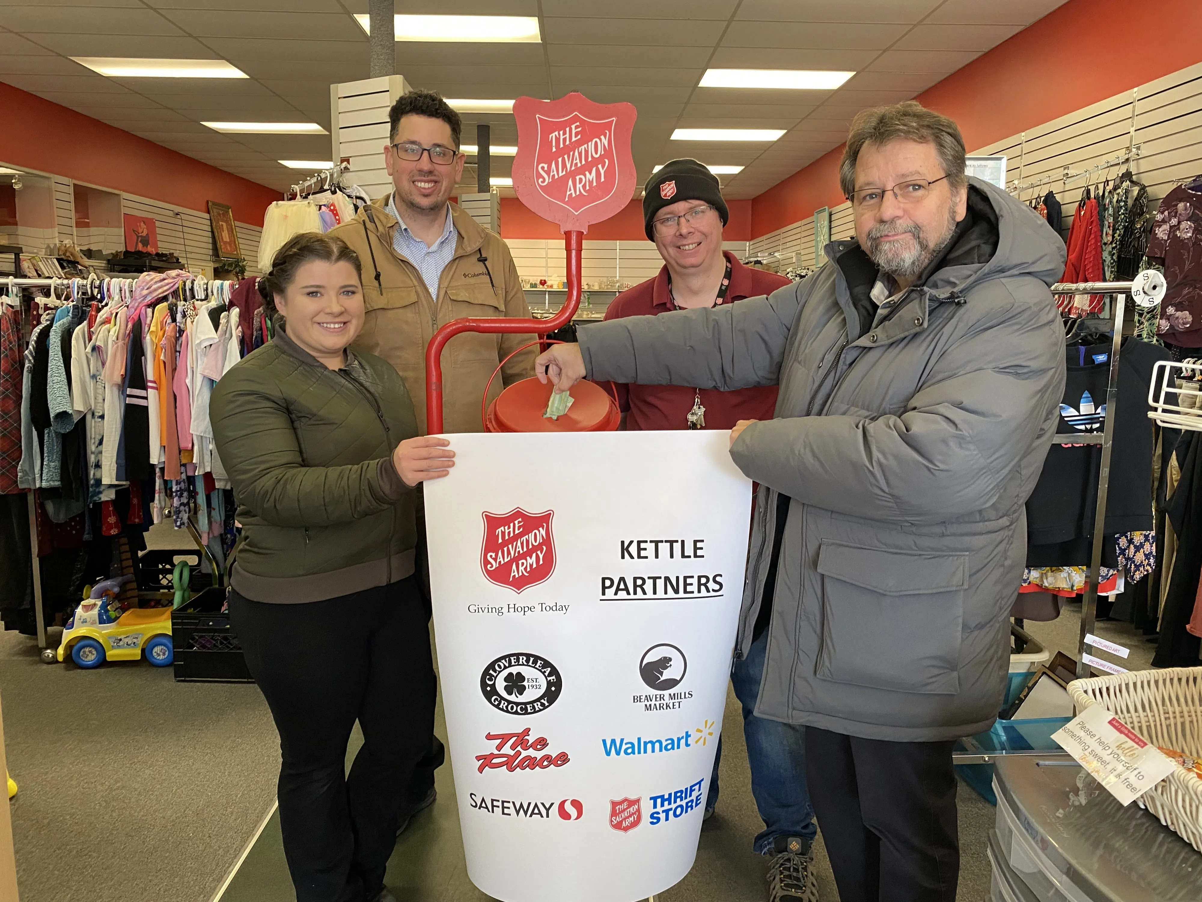 Christmas kettle campaign up and running