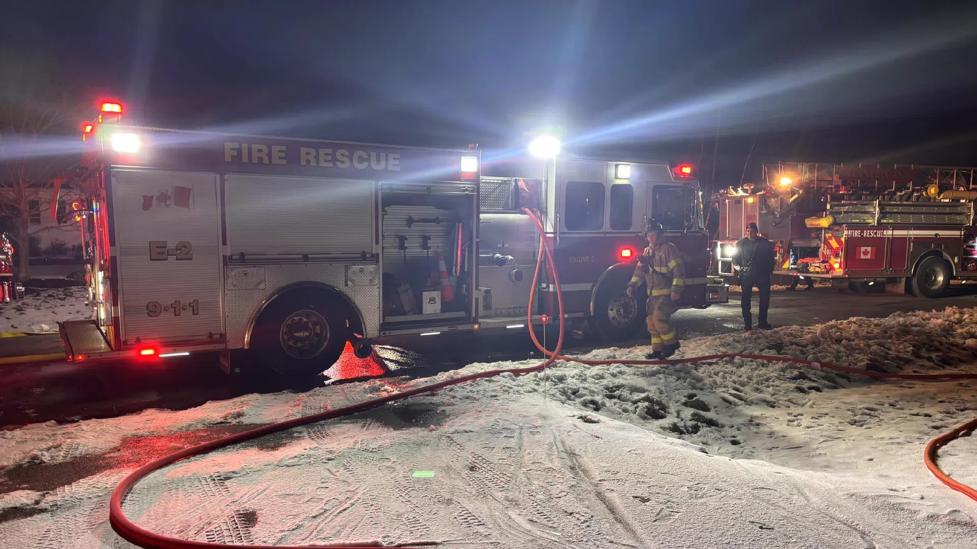 Firefighters battle 2 blazes in Quispamsis