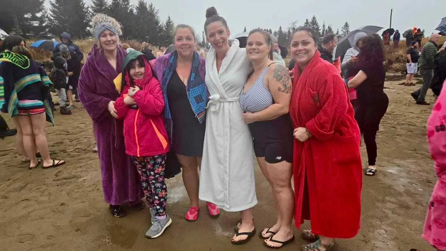 Big turnout at Polar Dip with a Purpose