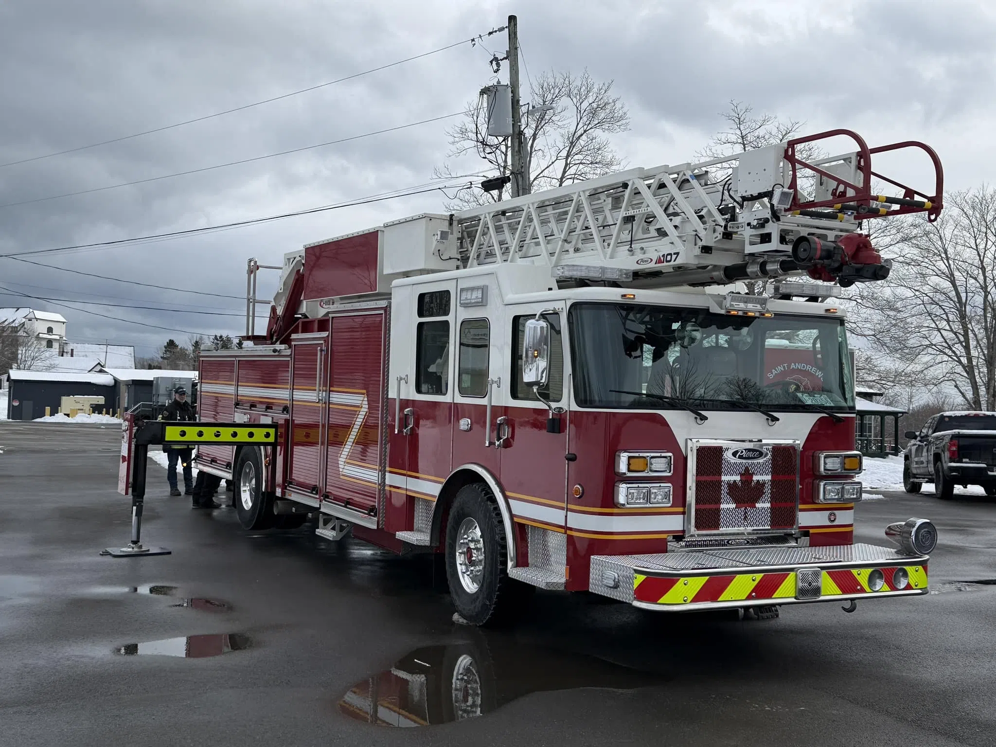 'Bolsters our ability to do more': New ladder fire truck arrives in Saint Andrews