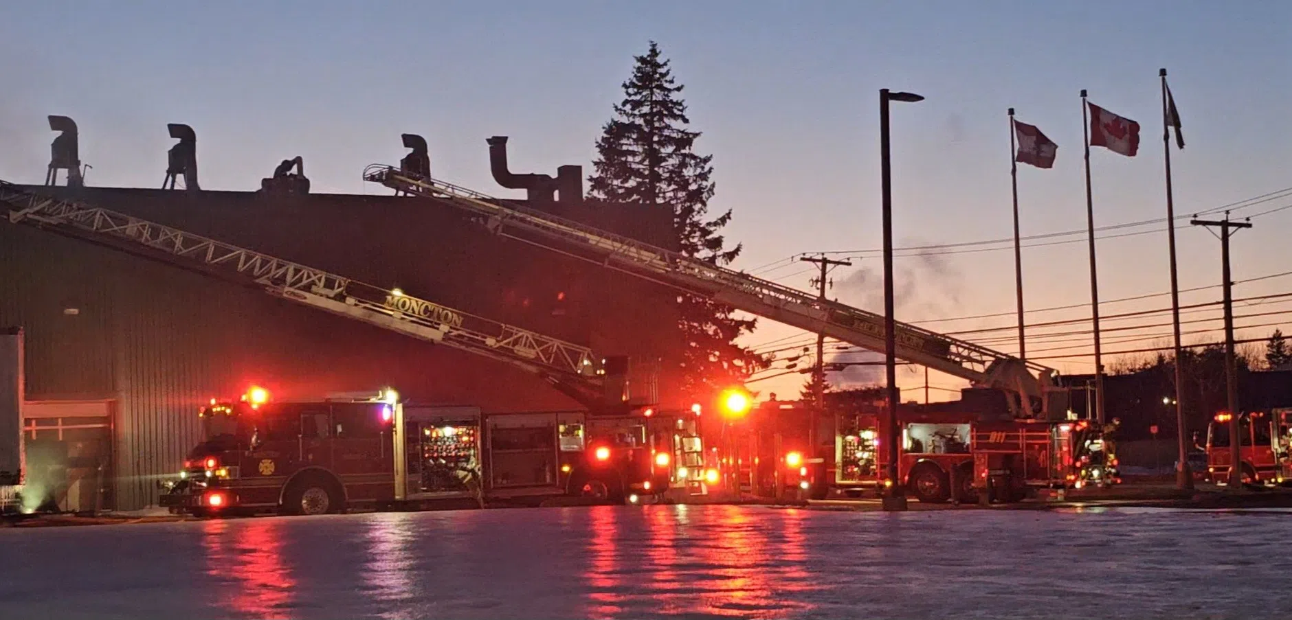 Extensive smoke and water damage at St. George Boulevard business