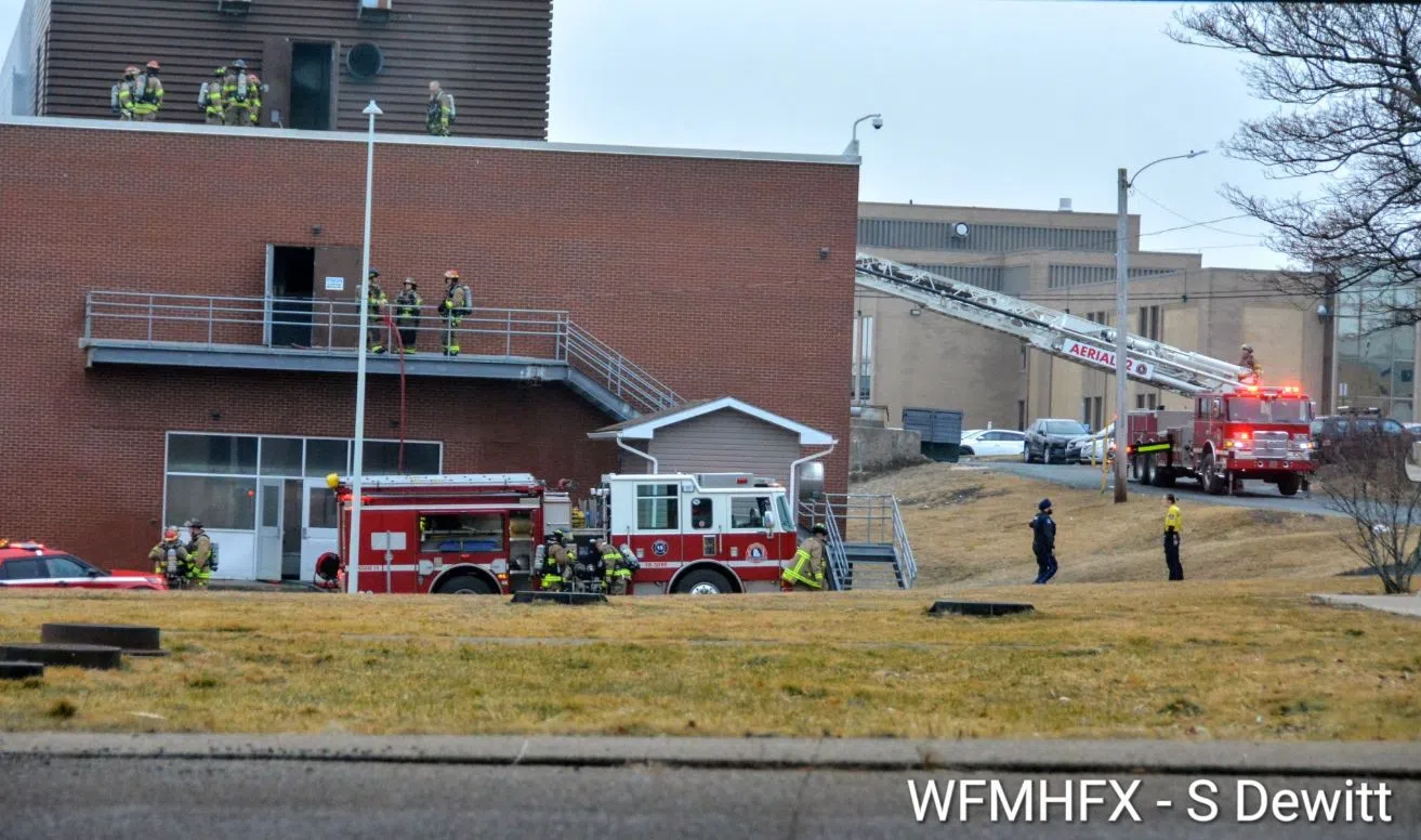 Crews on scene after fire at Nova Scotia Health building