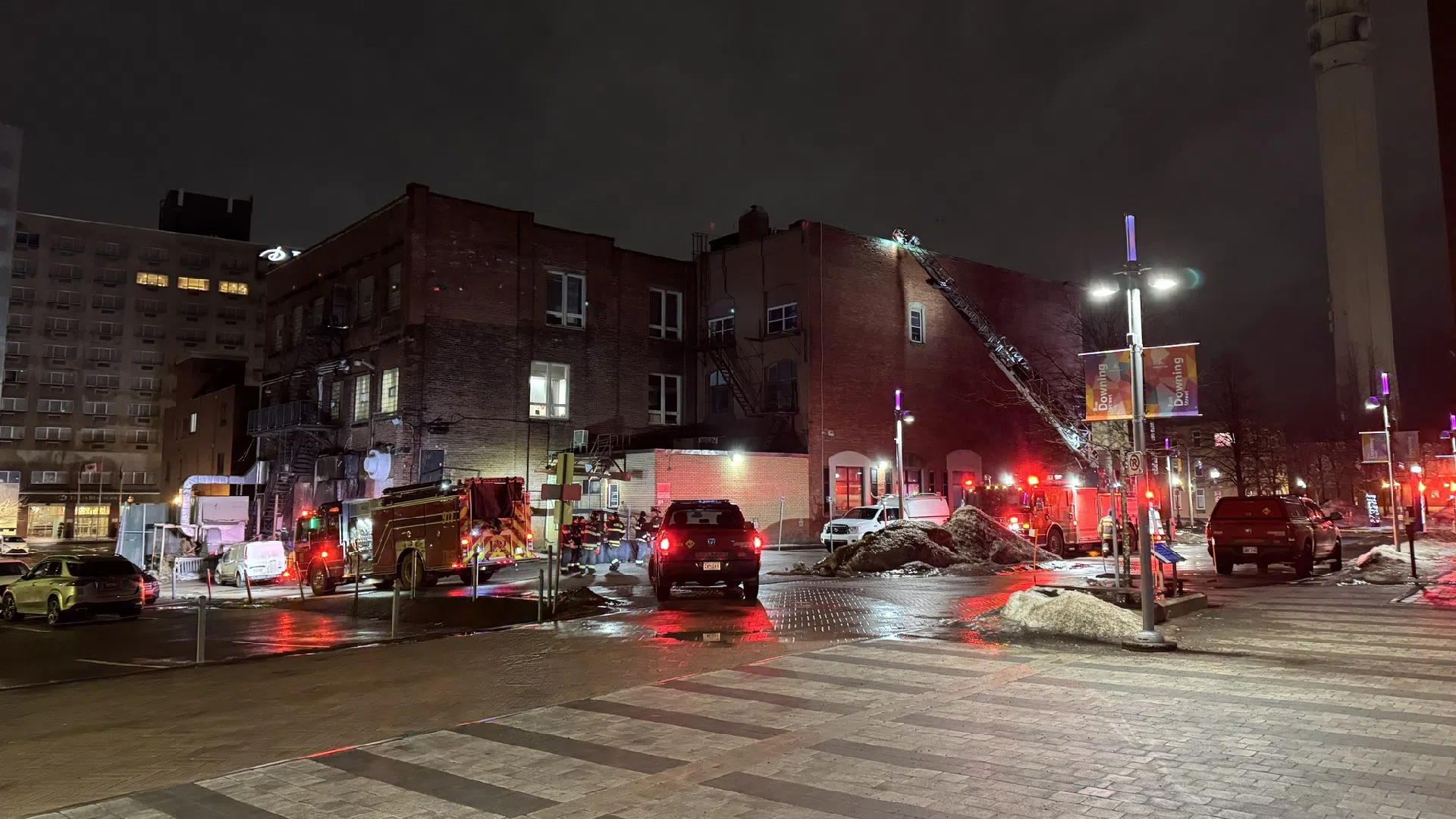 Fire damages historic McSweeney Building in Moncton