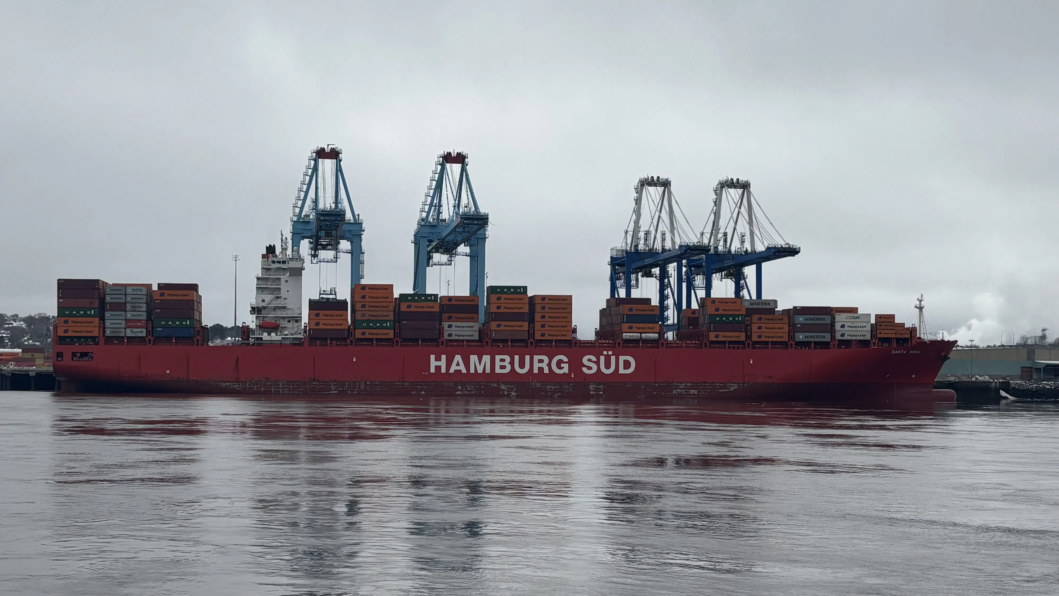 Port Saint John welcomes largest container ship in its history