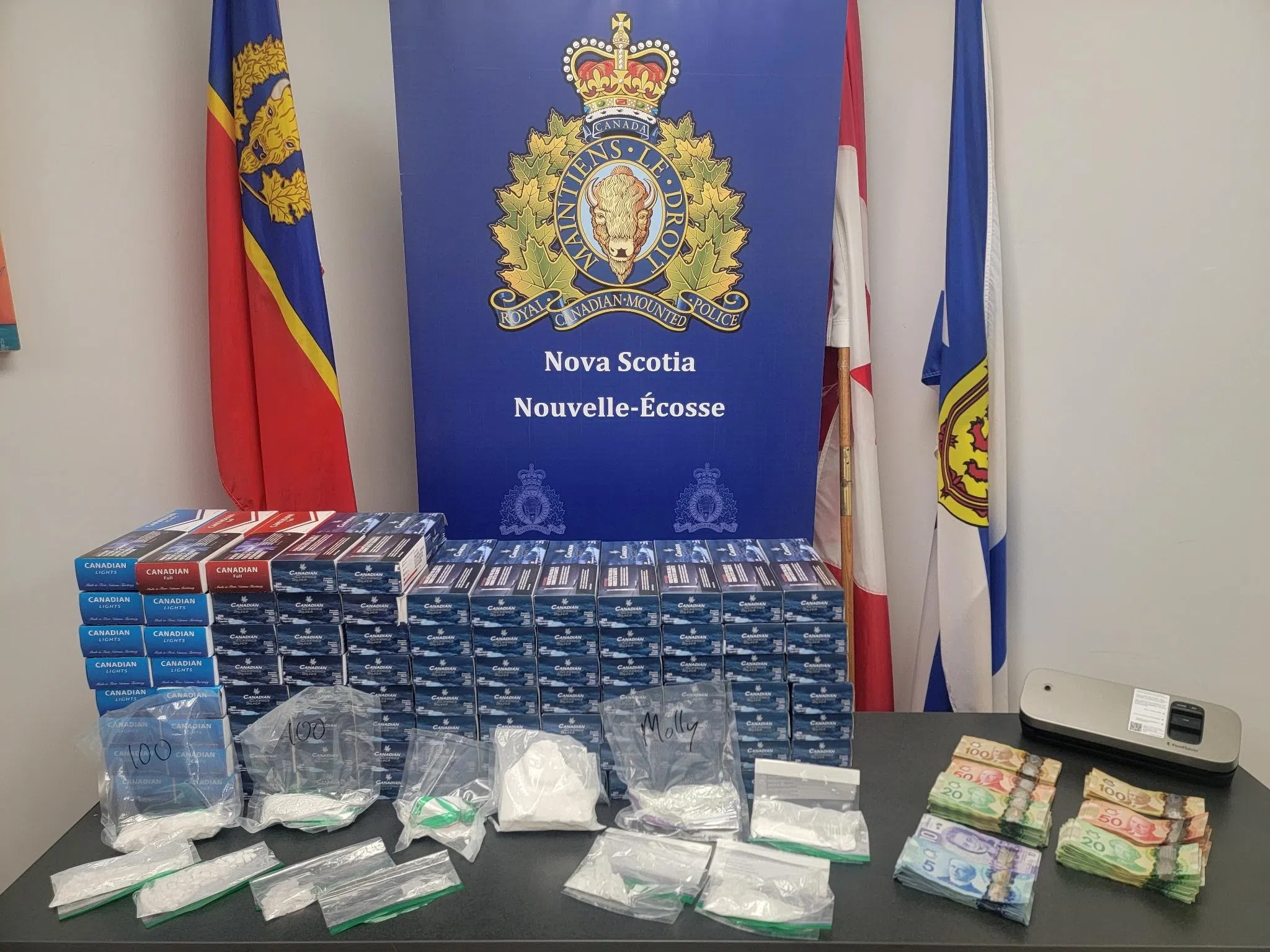 RCMP seize drugs, cash, and unstamped tobacco in Lower Sackville