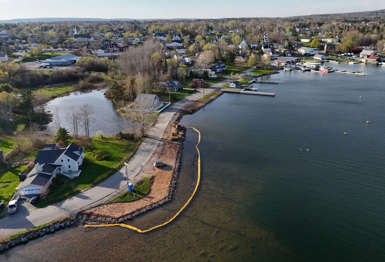 Work on Baddeck's waterfront begins