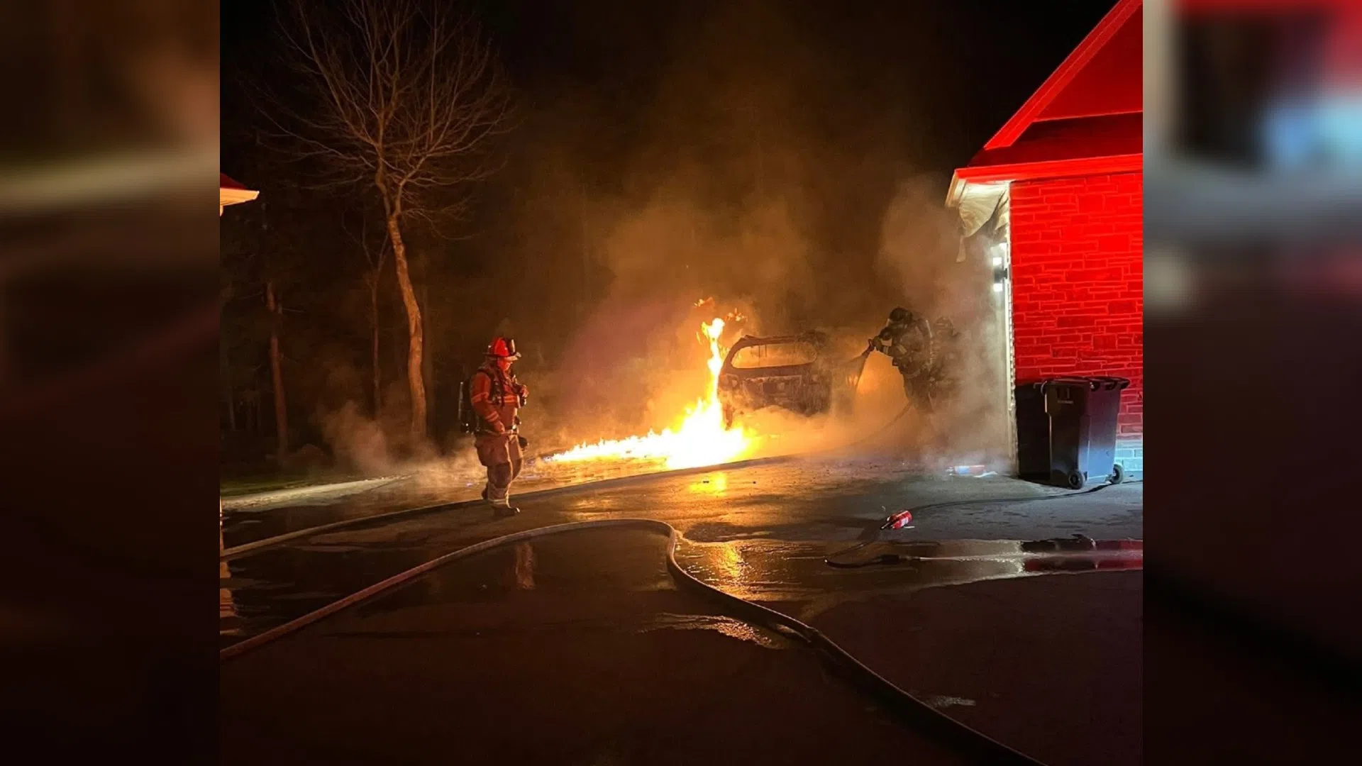 Overnight car fire in Tantallon could have caused serious damage, says fire union