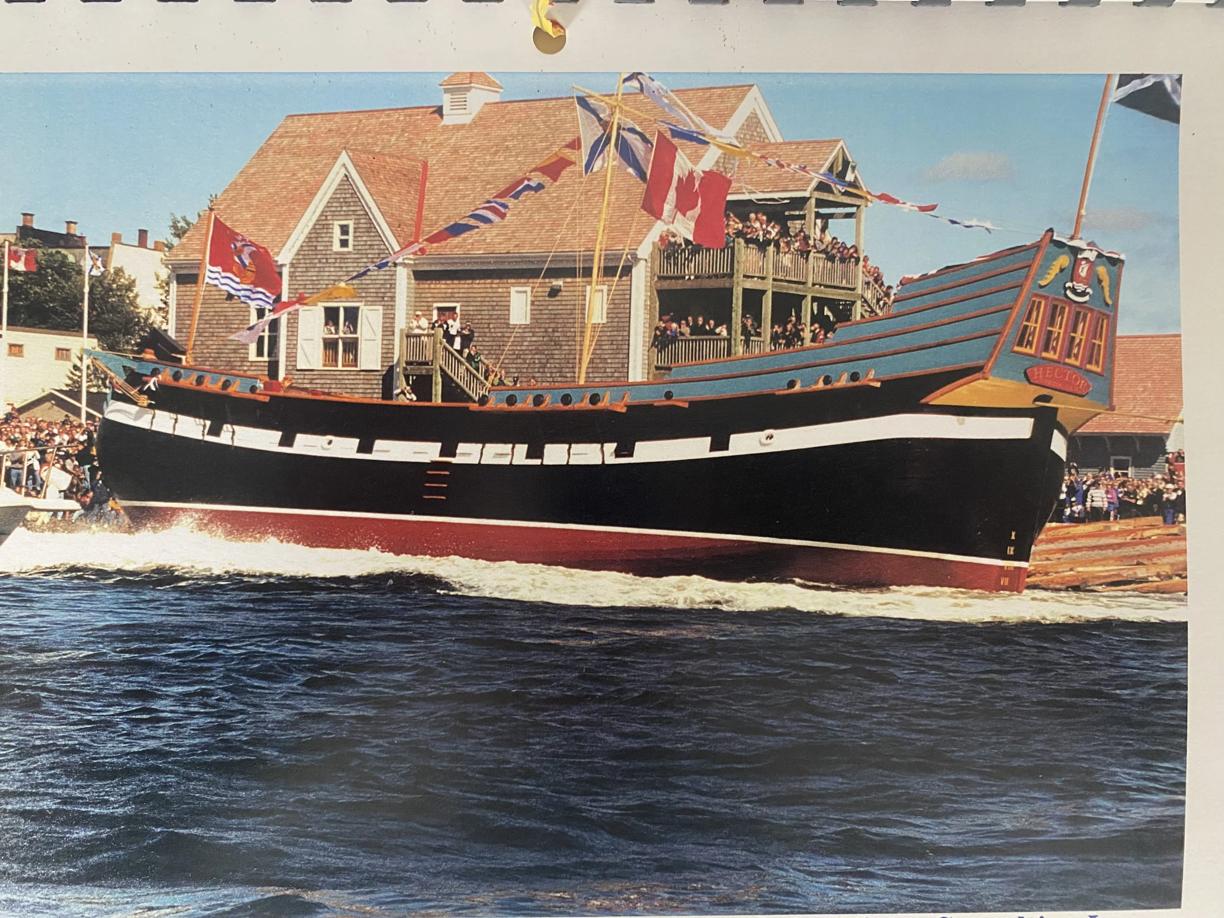 Just days to go until Ship Hector's launch into Pictou harbour