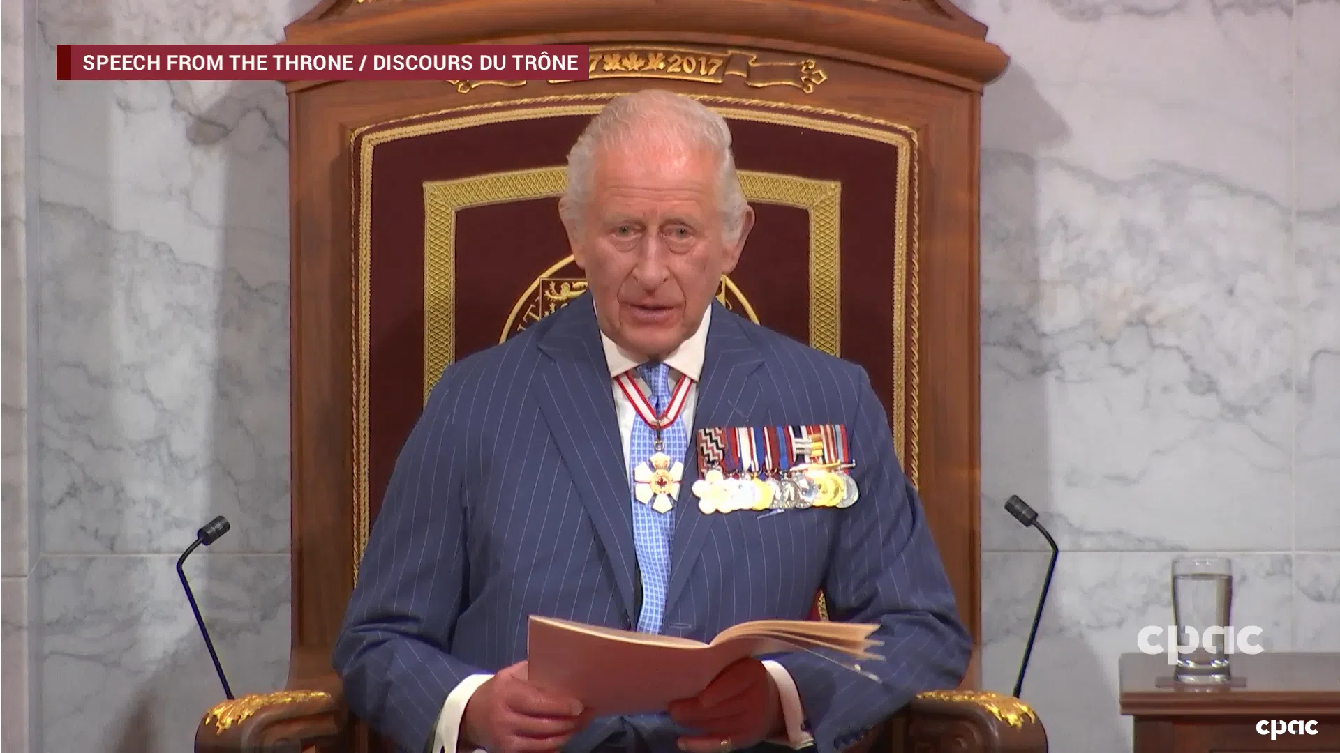 King Charles delivers throne speech to open Parliament