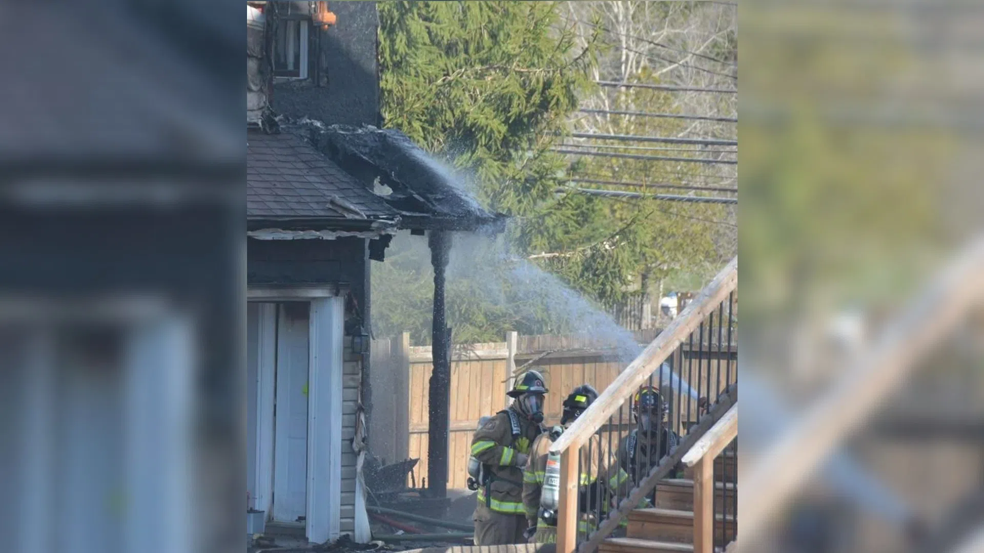 Everyone in Lower Sackville home escapes porch fire, including hamster