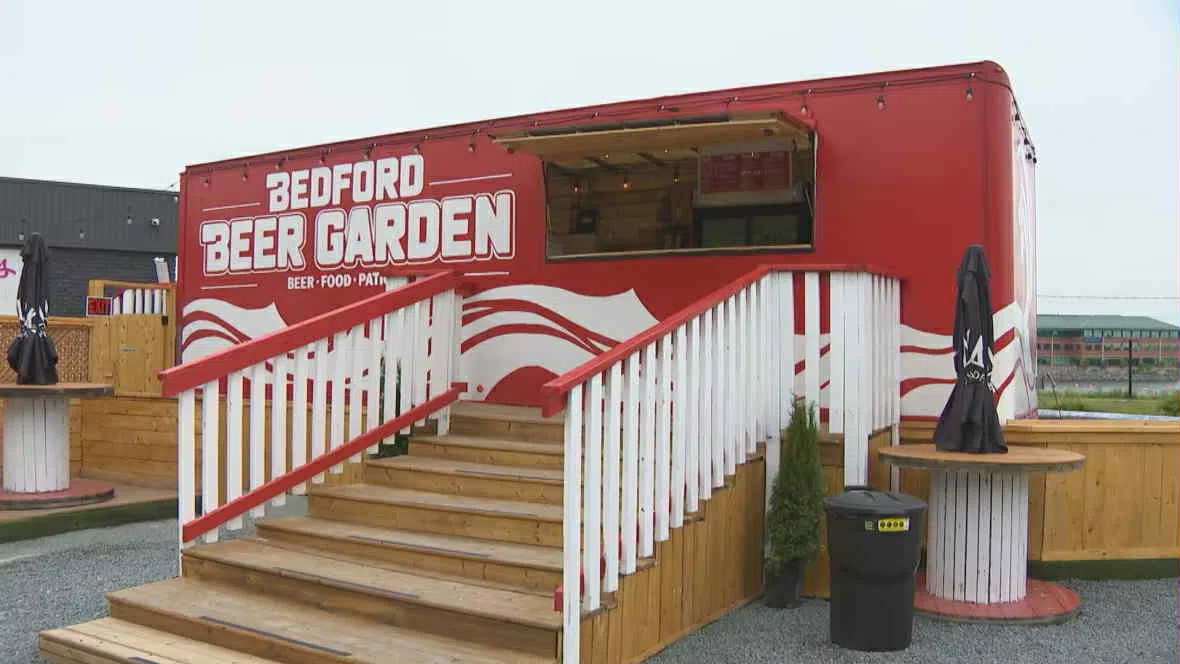 Bedford Beer Garden finally opens to crowd after parking debacle