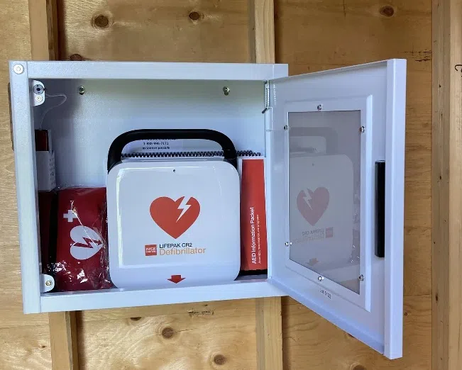 Defibrillator now available at Hal Betts Sportsplex