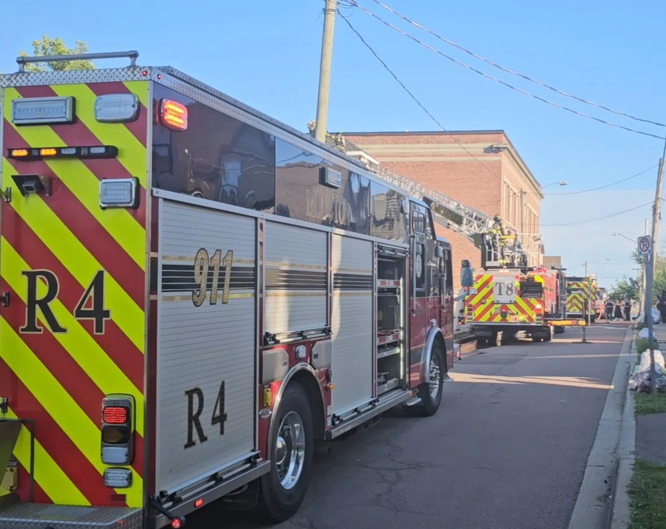 Fire in Moncton home leaves 11 displaced