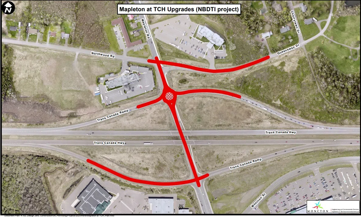 Roundabout, sidewalks, trails planned for Mapleton Road at TCH