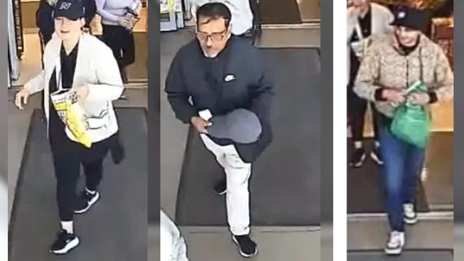 Police looking for 3 suspects in alleged distraction theft