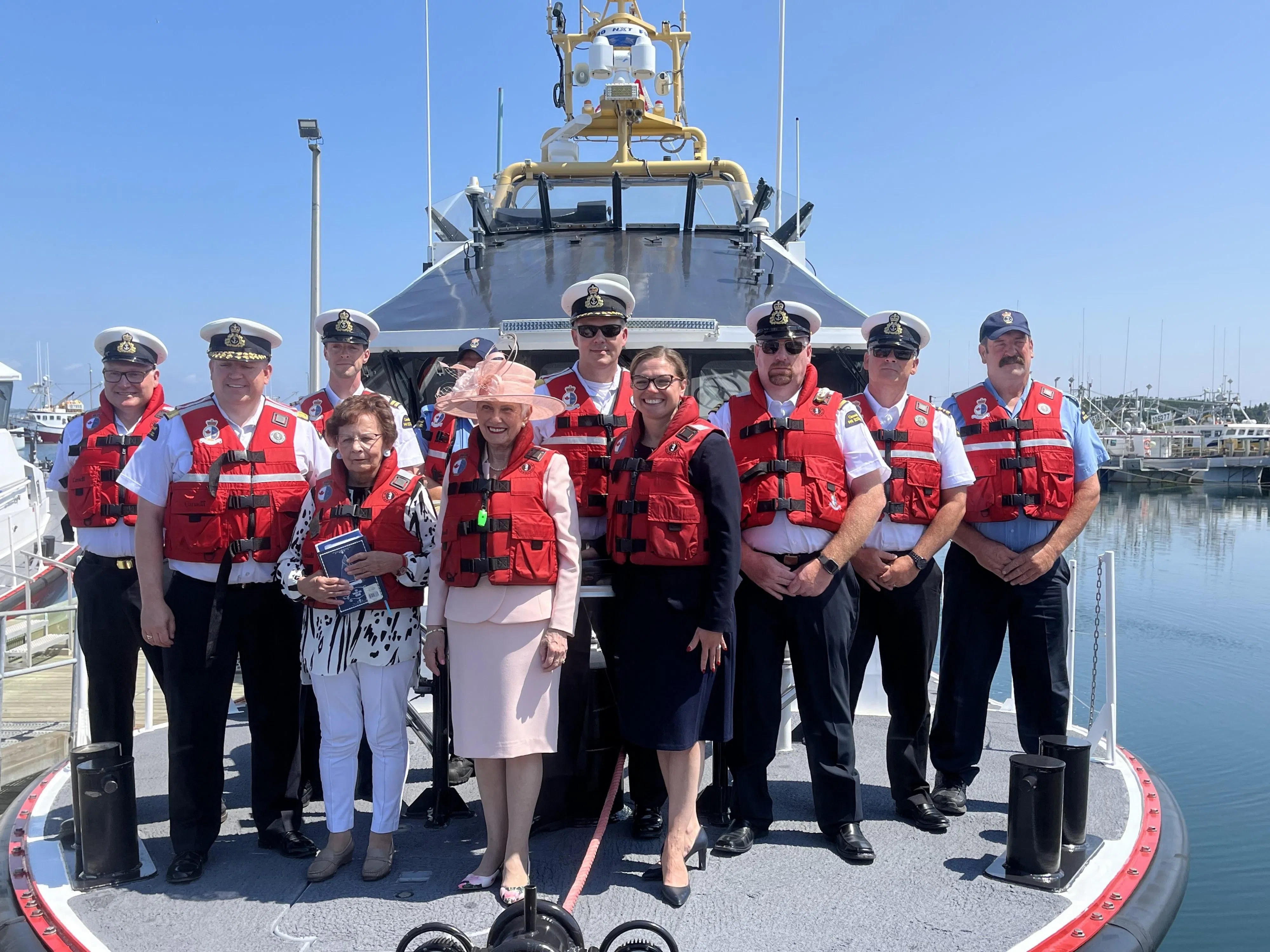 New Coast Guard rescue boat dedicated in Clark's Harbour