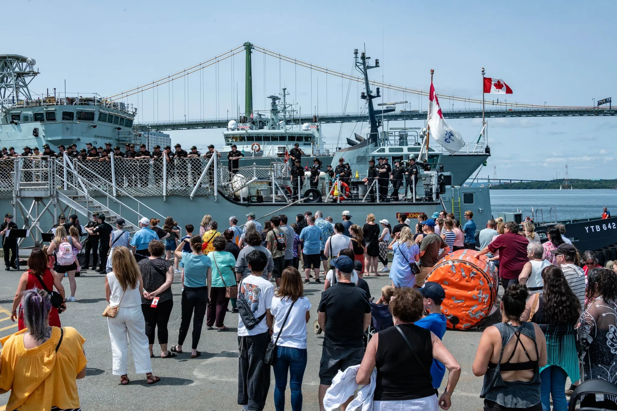 HMCS St. John's departs Halifax for NATO mission