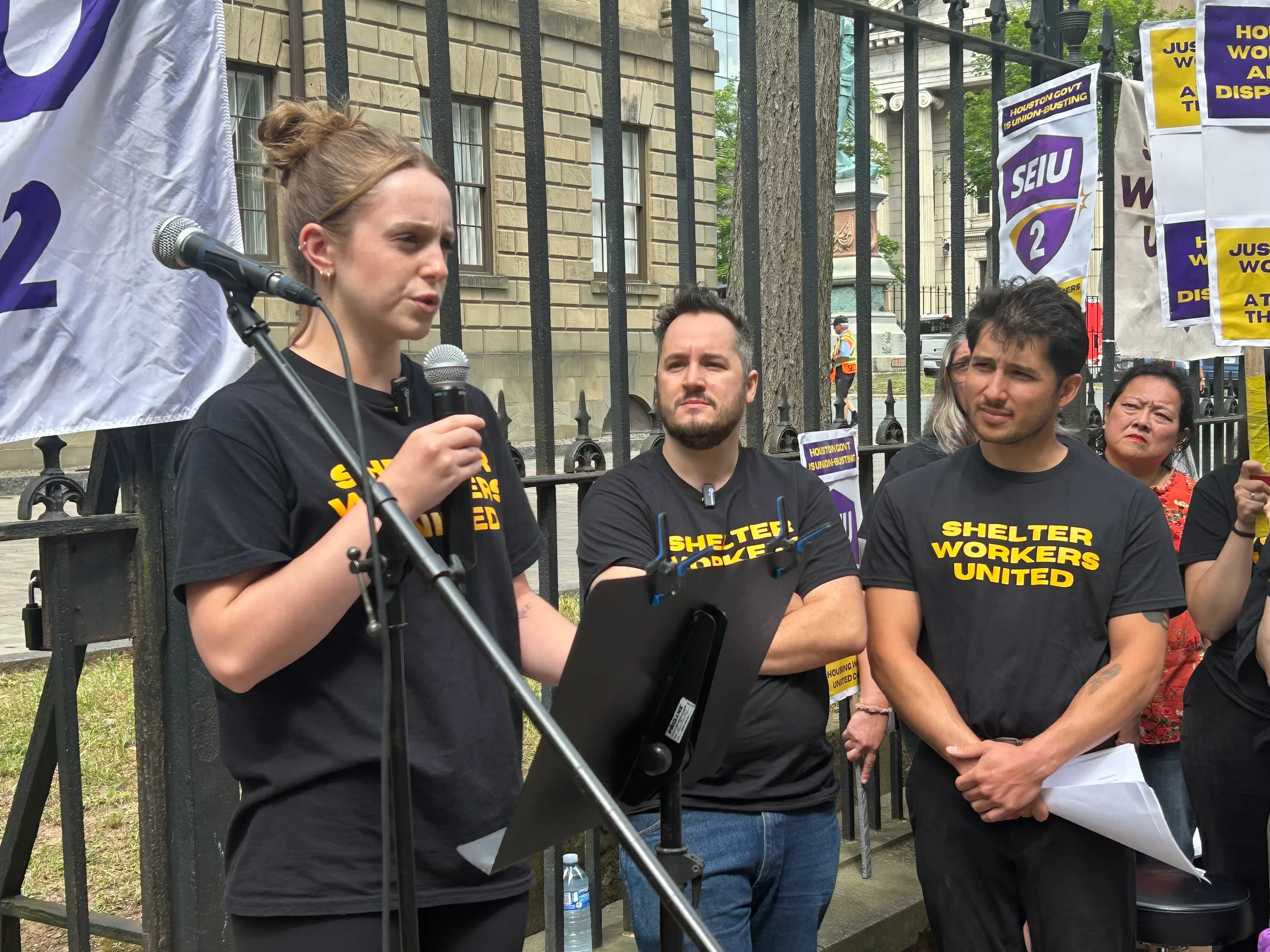 Shelter workers say they should not be blamed for mismanagement, ask for jobs back