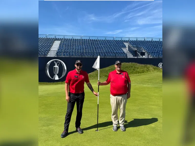 N.B. father-son duo competes at Royal Portrush ahead of The Open