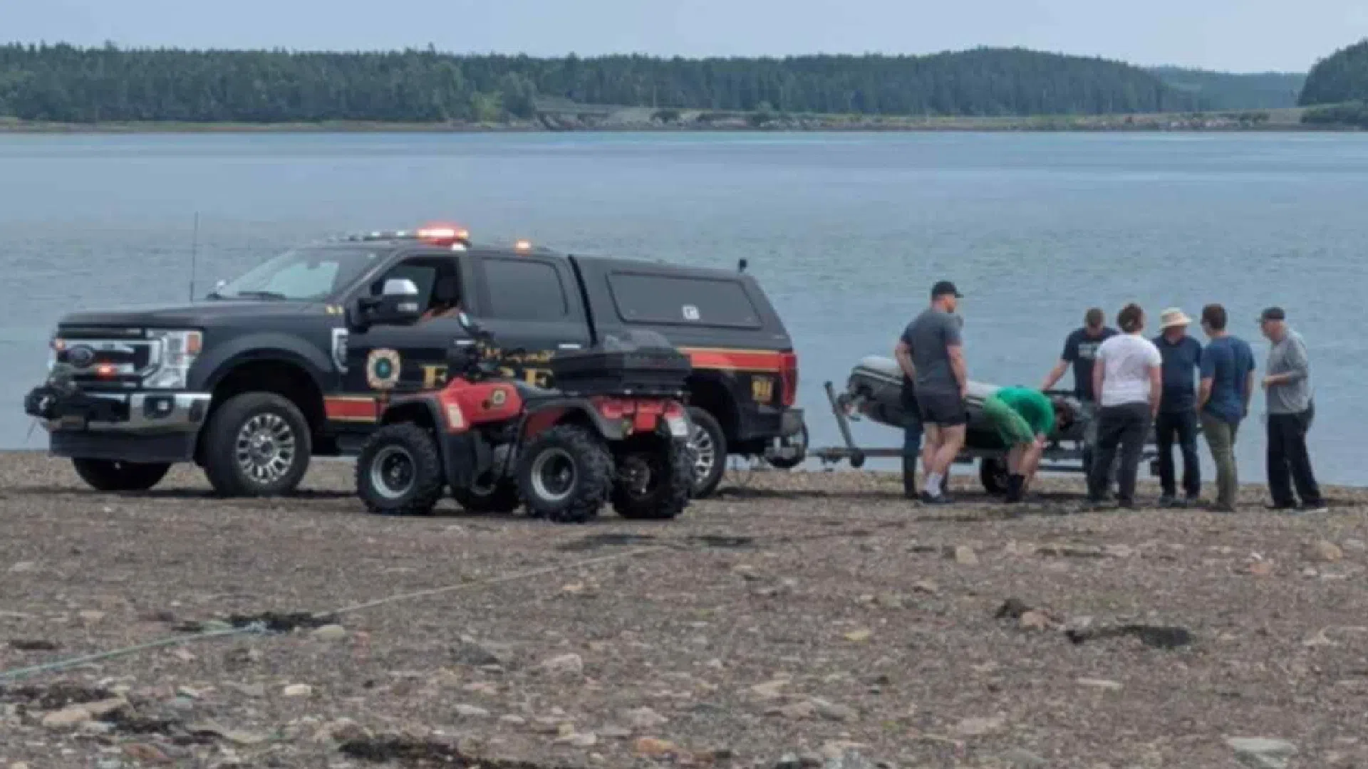 Water rescue at Lepreau Basin