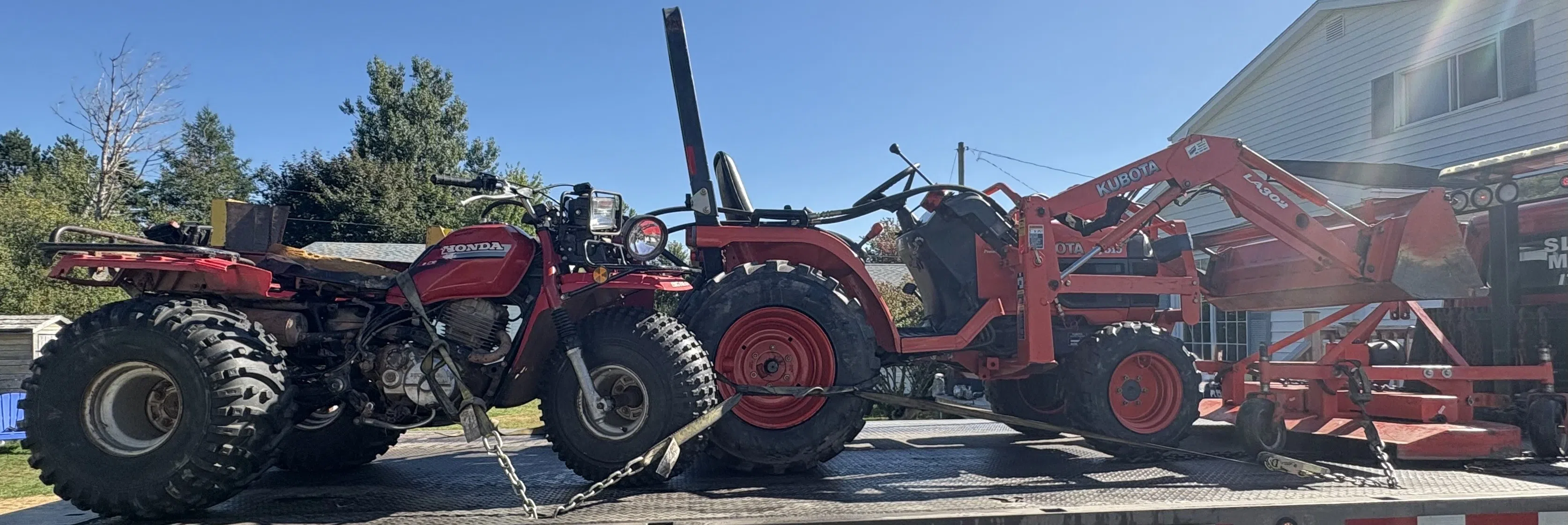 Stolen vehicles and equipment recovered in Bible Hill