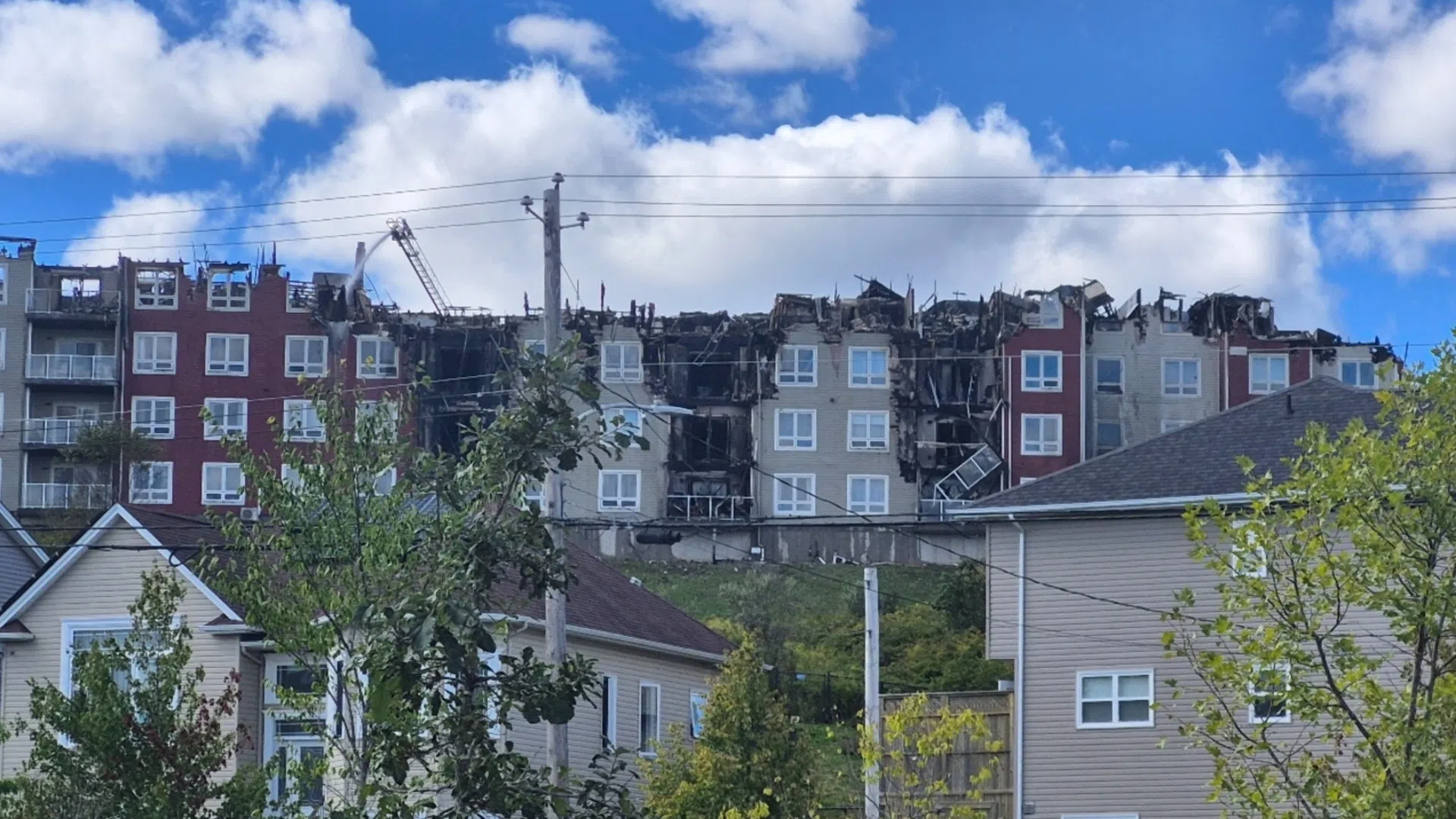 Update: Crews to remain on scene overnight after massive fire destroys Middle Sackville apartment
