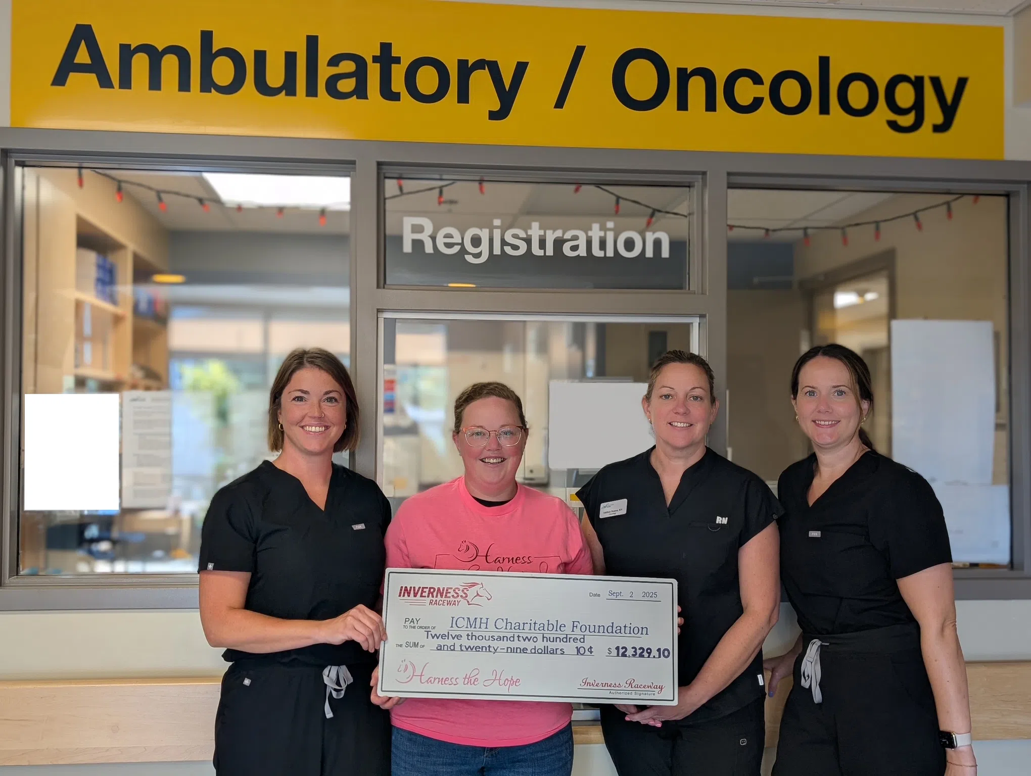 Inverness hospital receives 12K for charity foundation