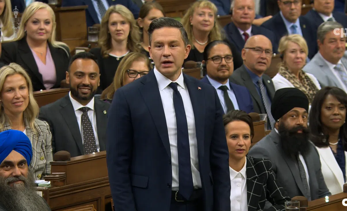 Conservative leader returns to House of Commons