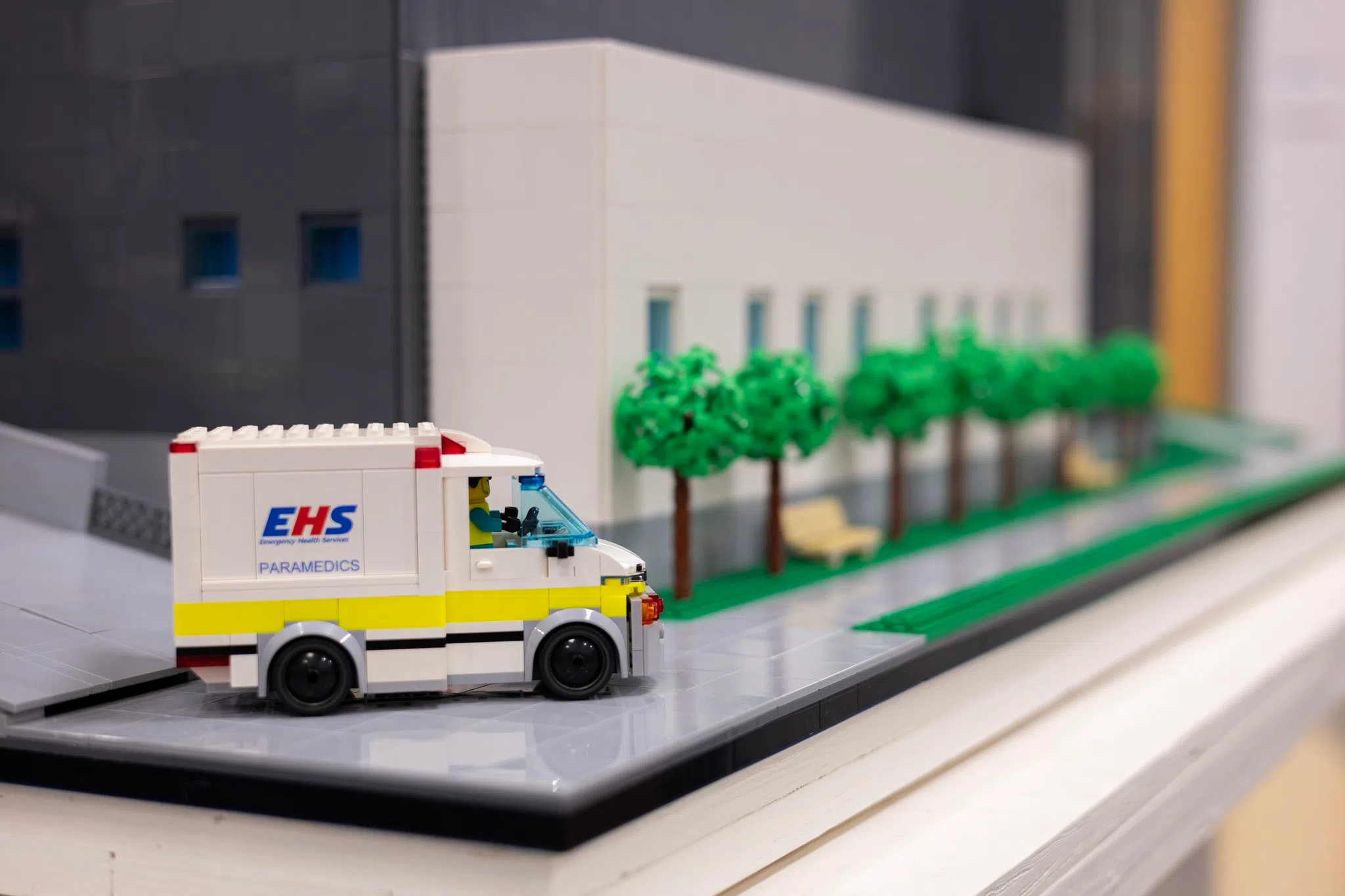 3D Lego display of new emergency dept at IWK
