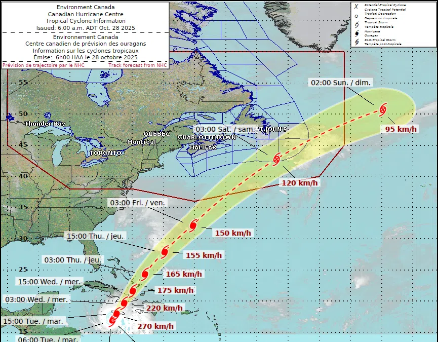 Hurricane Melissa intensifies to Category 5 as it nears Jamaica